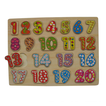 Educational Toys Numbers 1-20 Wooden Puzzle (34301)